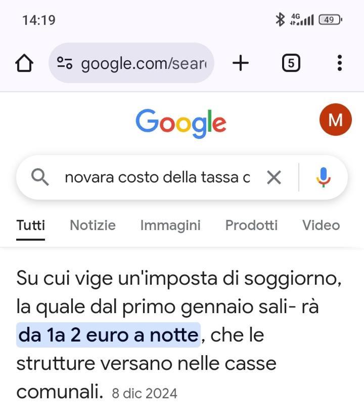 La Casa Di Lucia Appartamento 诺瓦拉 外观 照片